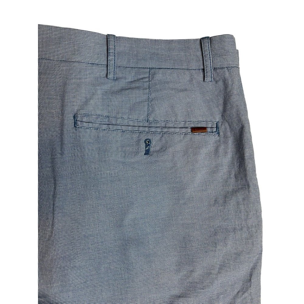 Chaps Mens Stretch Size 40 Blue Gingham‎ Shorts inseam 10"